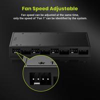 Gambar ID-COOLING HA-08 - ARGB PWM Fan Hub Splitter 8 Port dari Techno Computer Bali Kota Denpasar 4 Tokopedia