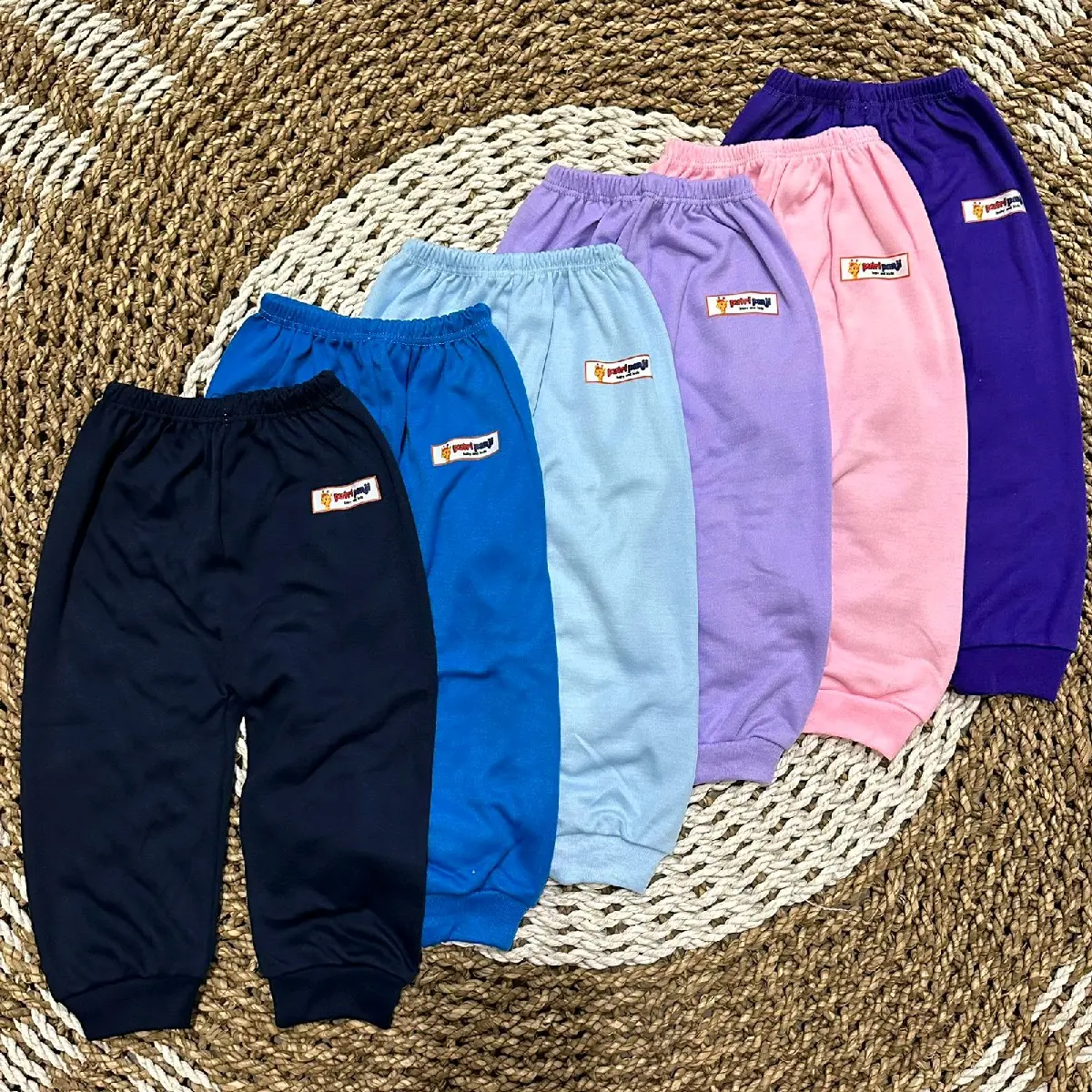 6Celana bayi panjang banyak warnaS M L XL Cowok Perempuan
