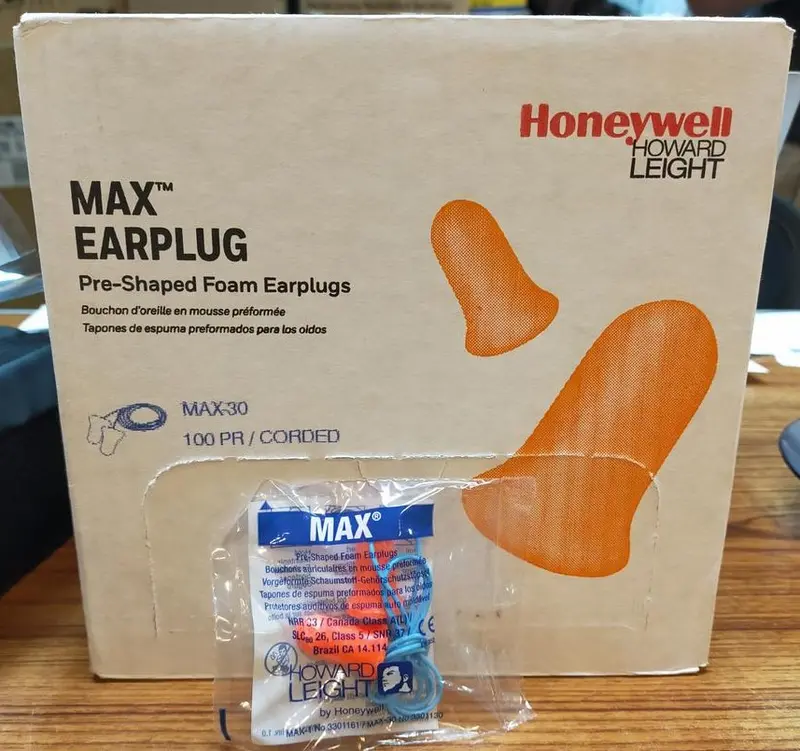 Earplug 33dB Honeywell Howard Leight MAX-30 / Sumbat Telinga Safety 1