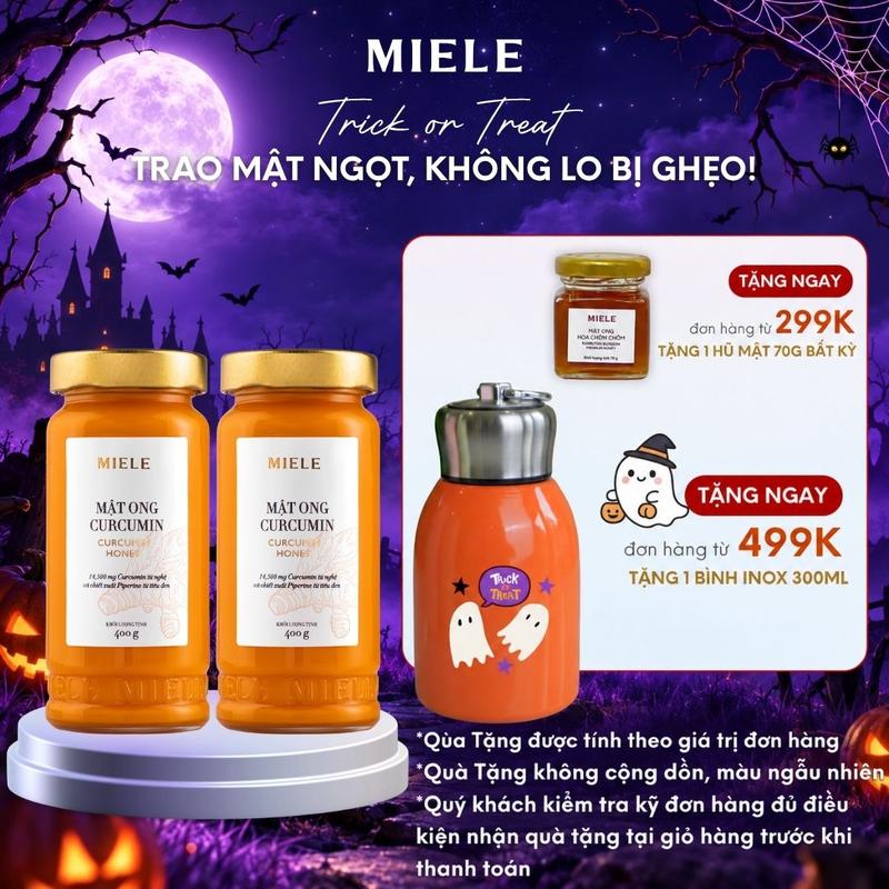 Combo 2 Hũ Mật Ong Curcumin 400g - Miele