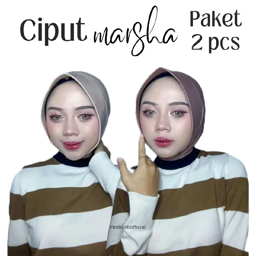 Ciput Marsha Paket 2 Pcs Hemat Wanita Instan Dalaman - Jilbab - Kerudung