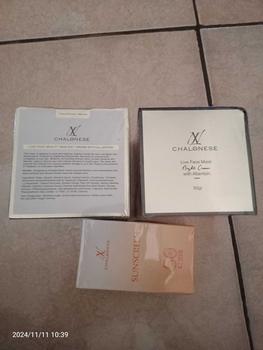 Product Review of CHALONESE Paket Skincare Sunscreen Cream Moisturizer BPOM ( Sunscreen SPF 50Pa+++ + Day & NIght Cream) Pelembab Wajah Anti-UV Facial Hitam from @**1 0