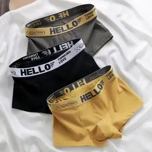 hello-[ISI3PCS]Celana Dalam Boxer Pria Pakaian dalam yang nyaman kolor  dewasa  pria-J Lembut