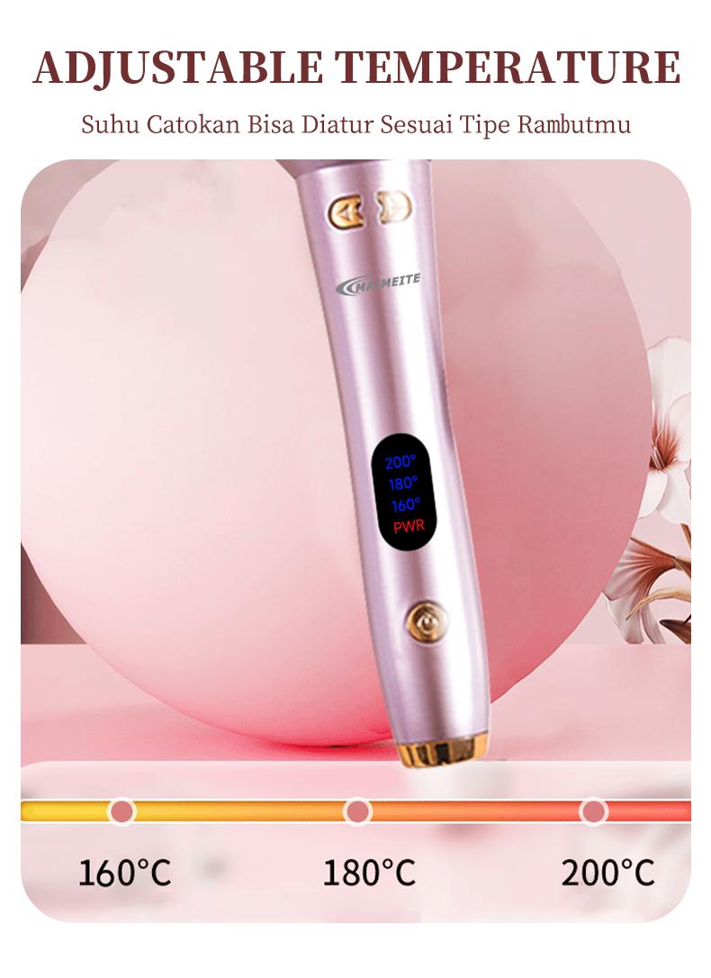 MAIMEITE Catokan Curly Otomatis 25mm Catokan Keriting Rambut Otomatis Ceramics Curly MAIMEITE Catokan Curly Otomatis 25mm Catokan Keriting Rambut Otomatis Ceramics Curly
