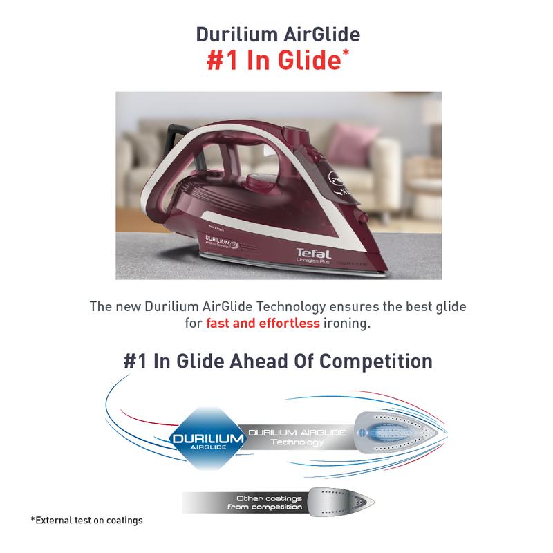 Tefal Steam Iron Ultragliss Plus (Red) FV6820 2