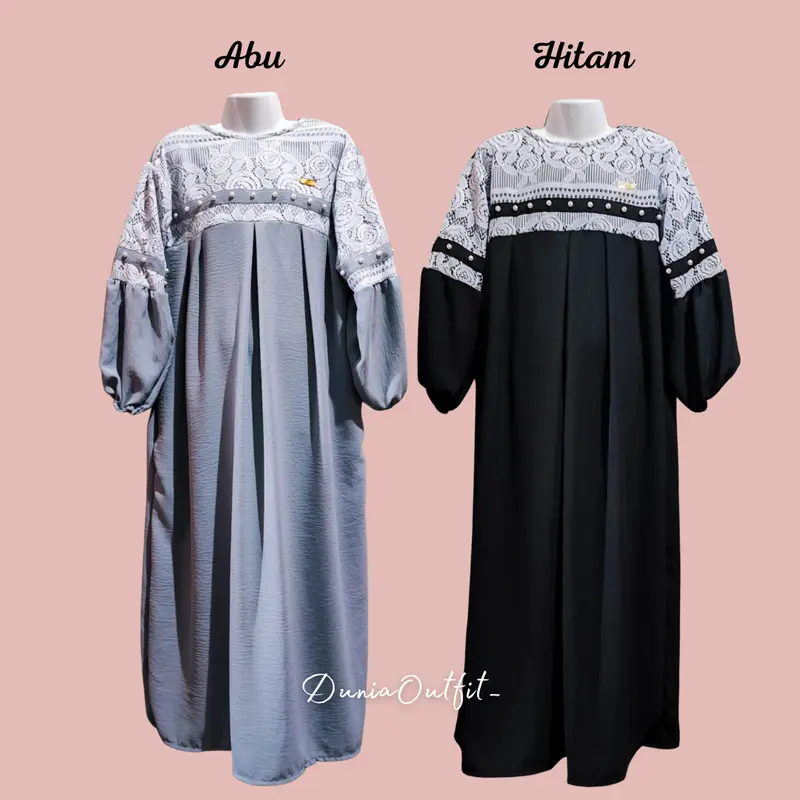 Dress Crinkle Brokat Terbaru untuk Anak dan Dewasa - Fashion, Kids 5