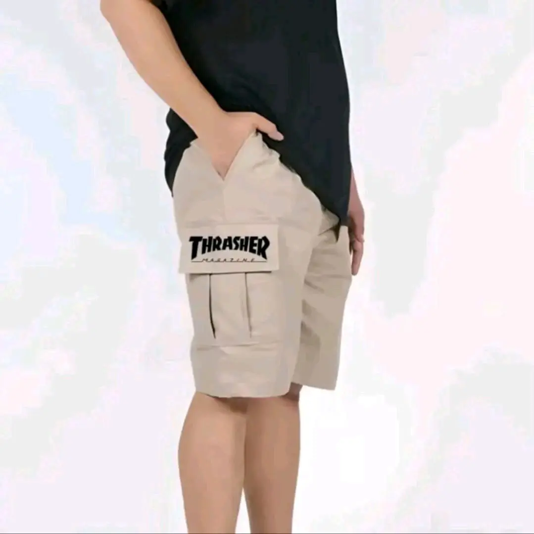 Paket Satuan, Celana Cargo Pendek pria Rib Dewasa Distro Cowok Casual Twill Santai