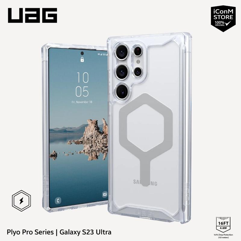 Ốp Lưng UAG Plyo Pro, Có Magsafe, Dành Cho Samsung Galaxy S25 Ultra, Galaxy S24 Plus, Galaxy S24 Plus, Galaxy S23, Ốp Điện Thoại Bảo Vệ Màu Vàng, Ốp Chống Rơi, Trong Suốt, Chống Sốc 5