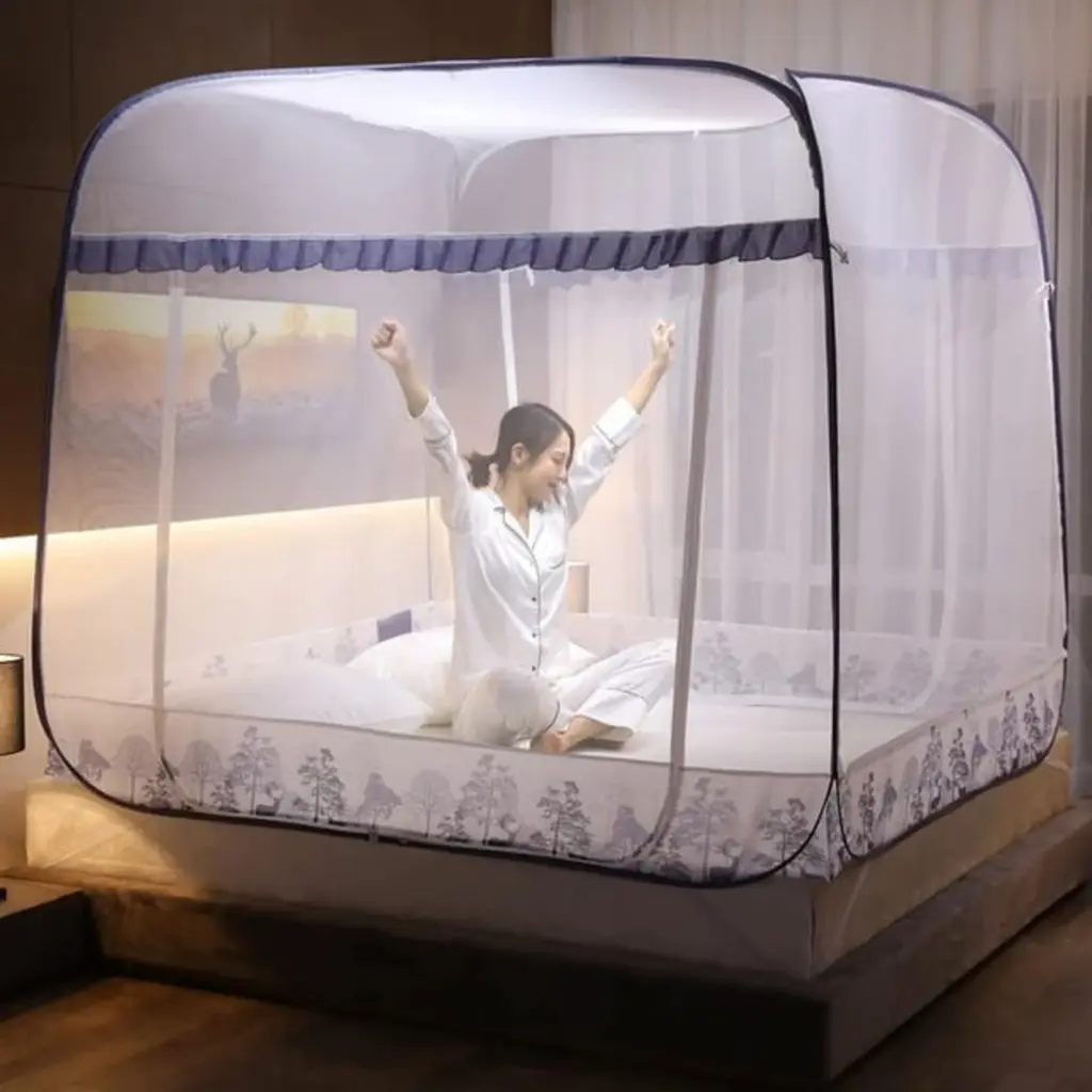 Kelambu tidur porteble 160x200 180x200 200x20 kelambu lipat anti nyamuk