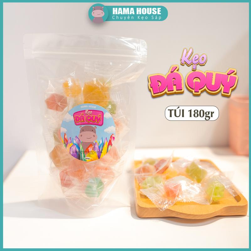 HAMA HOUSE - TÚI KẸO ĐÁ QUÝ 180 gr - SIZE NHỠ - KẸO NGỌT