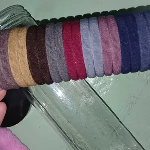 BISA COD F5588 Karet Rambut Anak / Ikat Rambut Tabung Wanita Isi 20 Pcs / Ikat Rambut Polos Warna Warni / Karet Tabung Fashion