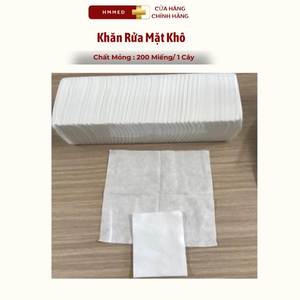 Cây giấy lau mặt HAISPAOFFCIAL cho spa, giấy lau đa năng bịch 200 tờ