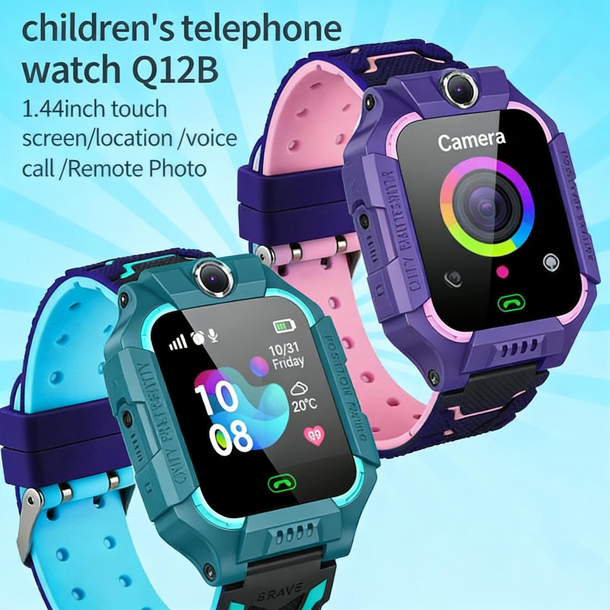 Imoo Jam Tangan Pintar Anak Q12B Q12 Q19 Q88 Tahan Air GPS Anti Hilang Layar Sentuh 1.44 Inch Dukung Telepon SIM Bluetooth Menu Indonesia