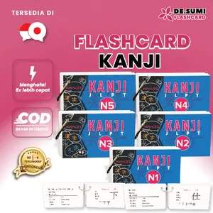 FLASHCARD KANJI BAHASA JEPANG
