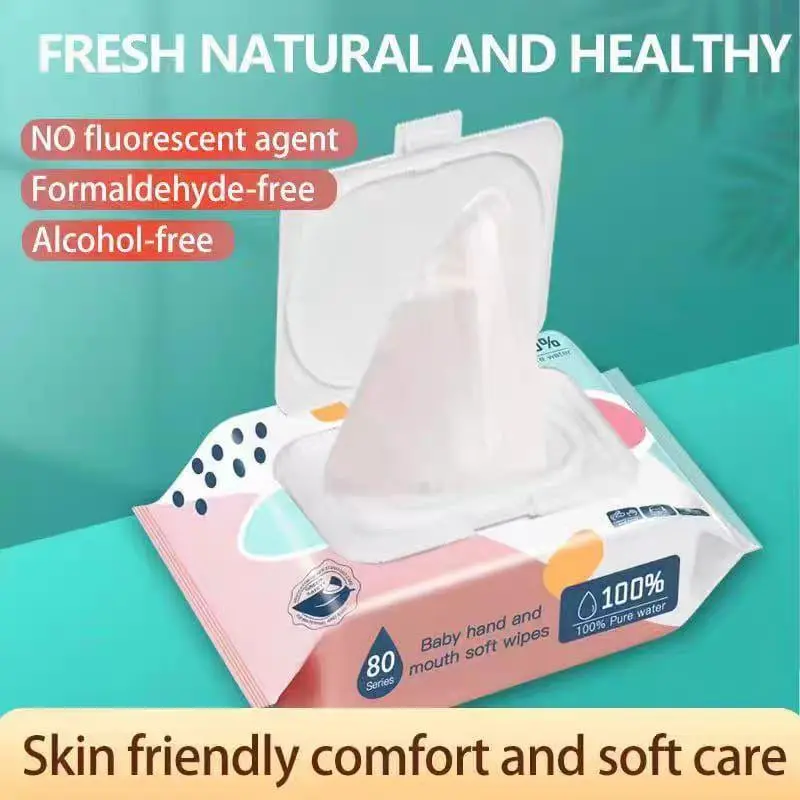 [TR] PROMO 6pack Tisu Basah Bayi 80 Lembar 100% Pure Water Cleaning Wet Wipes Tissue Bayi 3