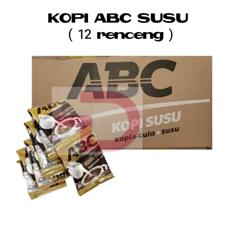 KOPI ABC SUSU 3IN1 DUS ( 12 RENCENG ) READY NEW 2