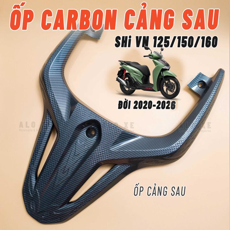   SHi 2020-2026  Ốp Carbon Cảng  Tay dắt  xe SH 125 150 160 2020 - 2026  SH Nam   Ốp đè lên zin  Phụ Tùng Phụ Kiện xemay phụ  kiện 