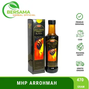 Madu Hitam pahit Plus Propolis Arrohmah | Ar-Rohmah 470 Gr Madu Pahit Membantu Mengatasi Diabetes