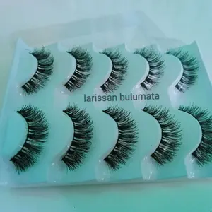 Bulu mata palsu wsp3d short/pendek isi 5+cover/penutup  Bulumata  Eyelash