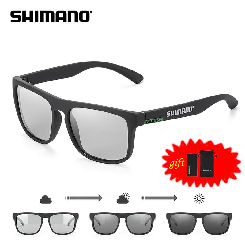  Kính Râm Phân Cực Đổi Màu Shimano Dành Cho Nam Và Nữ Bảo Vệ UV400 Thích Hợp Cho Các Môn Thể Thao Ngoài Trời Câu Cá Luya Đạp Xe Và Lái Xe Phụ Kiện Sport 