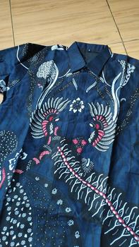 Product Review of Batik pria premium katun solo DEWANGGA NAVY slimfit berlapis furing Errow. from P**l I** 0