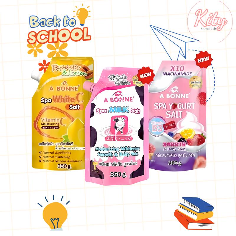 Muối Tắm Sữa Bò Tẩy Tế Bào Chết A Bonne Spa Milk Salt Thái Lan 350gr