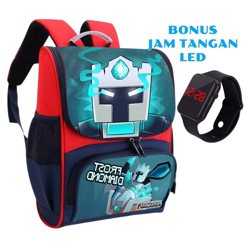 SLV BAGS - Tas Diamond Frost Anak Sekolah SD TK Laki Laki Perempuan Karakter Game Terbaru 2023 Kekinian Murah COD Kualitas Tinggi 1