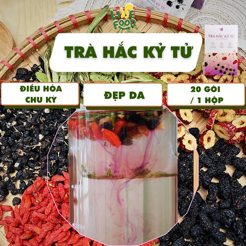  Trà Hắc Kỷ Tử 120g WISE FOOD 20 Gói x 6g 