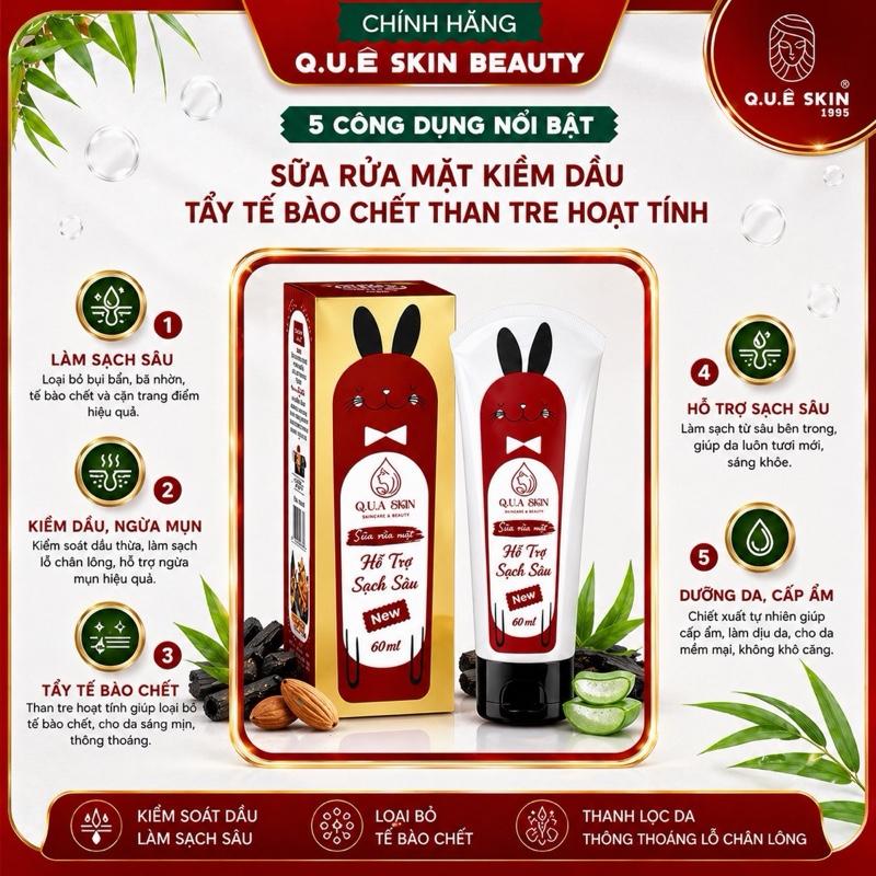 Sữa Rửa Mặt Da dầu nhờn khô - Hỗ trợ sáng Làm sạch bụi bẩn, dày sừng nang lông…