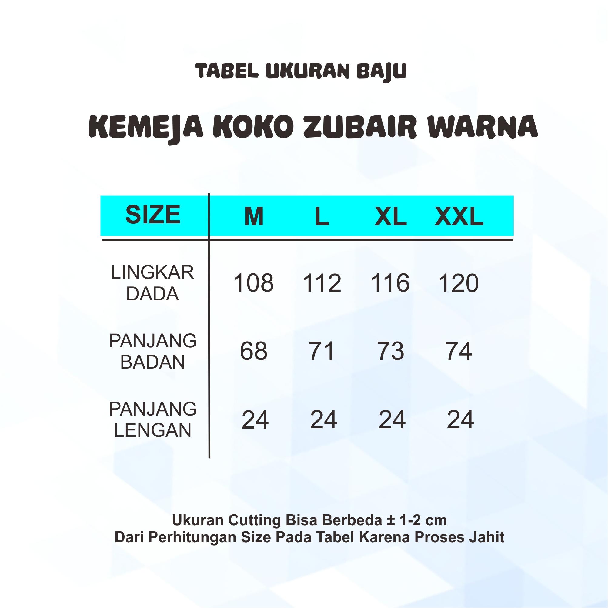 Baju Koko Pria Lengan Pendek Bordir Warna Putih Bahan Katun Adem Busana Muslim Dewasa Jumbo