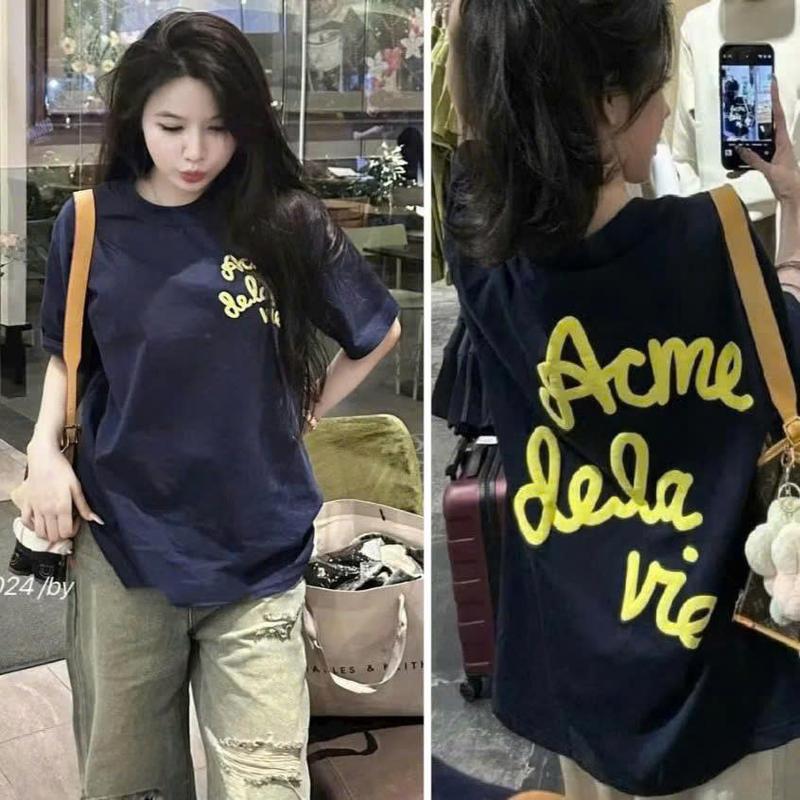 Áo Thun Cổ Tròn ACMEDELA In Nhiệt Cao Cấp Co Dãn 4 Chiều Boy Girl Cháy Phố