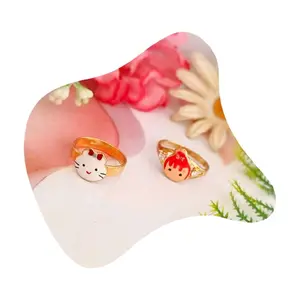 cincin anak boneka cat²an kadar 8 karat-tokoemasmelatikediri