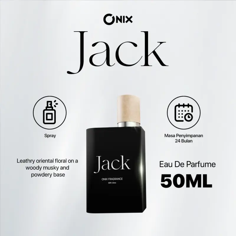 Jack Parfum by Onix Fragrance - Eau de Perfume 50ml 1
