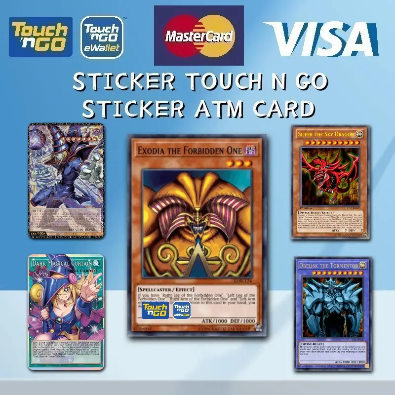 yugioh card credit card cover Yu-ge-O Card Collection Credit Card Skin / Wrap Decal Pre-Cut Sticker –  CutRiteFX