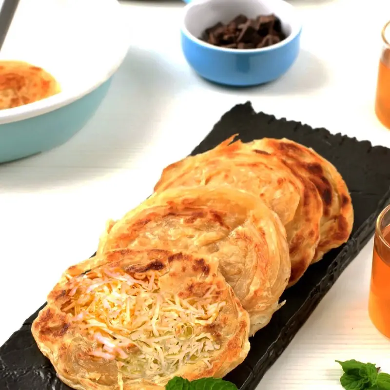 Roti Maryam Hemat 2 Pack Rasa Original dan Coklat Makanan Frozen Food 2