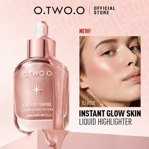 【live Campaign】O.TWO.O Haute Galaxy Swirl Liquid Highlighter High-definition Subtle Self-Lighting Makeup Shines
