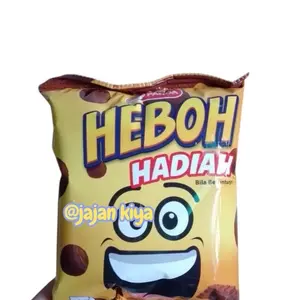 HEBOH COKLAT SNACK BERHADIAH 1 PACK 10 PCS (BILA BERUNTUNG)