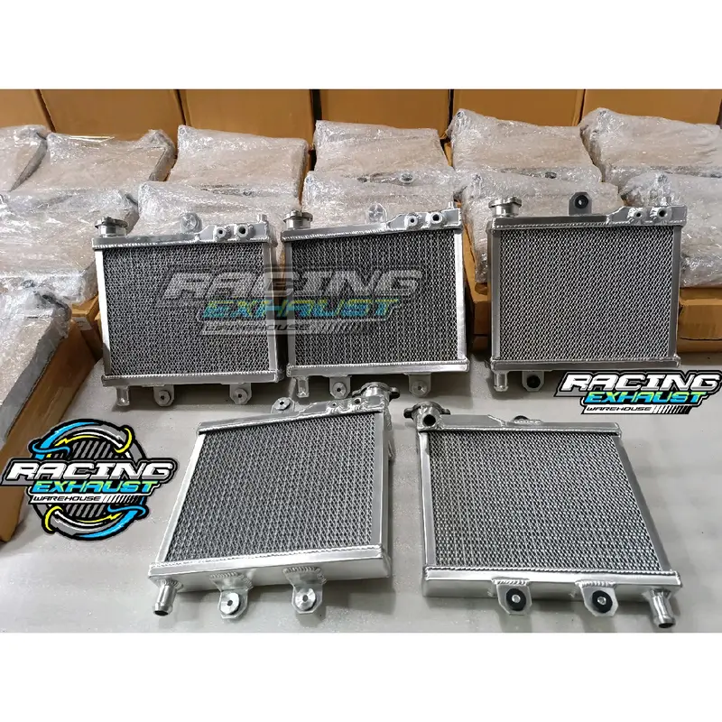 Radiator Alumunium Spac New Model ORIGINAL THAILAND Kotak Tebal Ada Pelindung Jaring Kisi kisi nya Kawasaki Ninja R RR SS Zx KR KRR New Old Victor ORI ASLI Thailand IMPORT Tebal 8