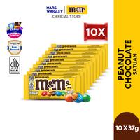 Gambar [BUY 8 GET 10] M&M'S Peanut Original 37gr X10 dari Mars Snacking Indonesia Kab. Bekasi 1 Tokopedia