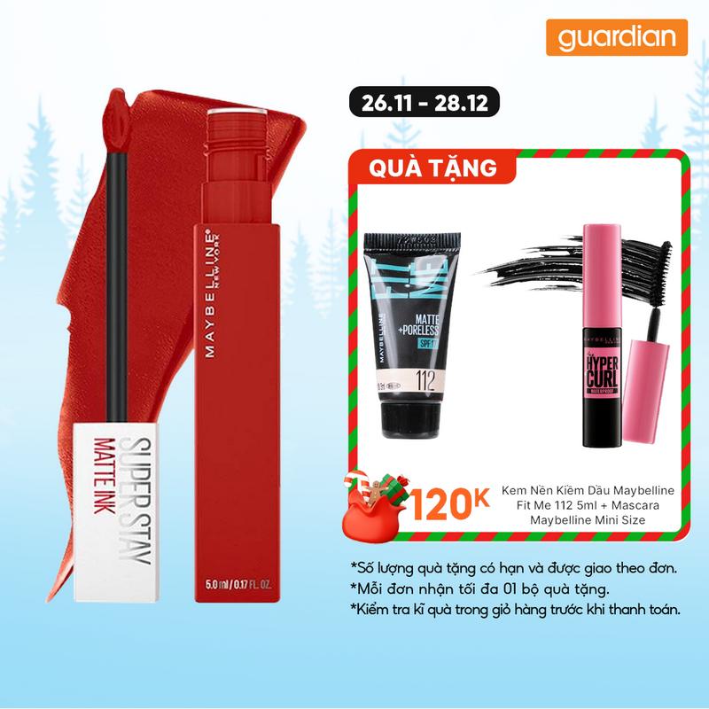  Son Kem Lì Maybelline Super Stay Matte Ink Lipstick  City Edition  5Ml 