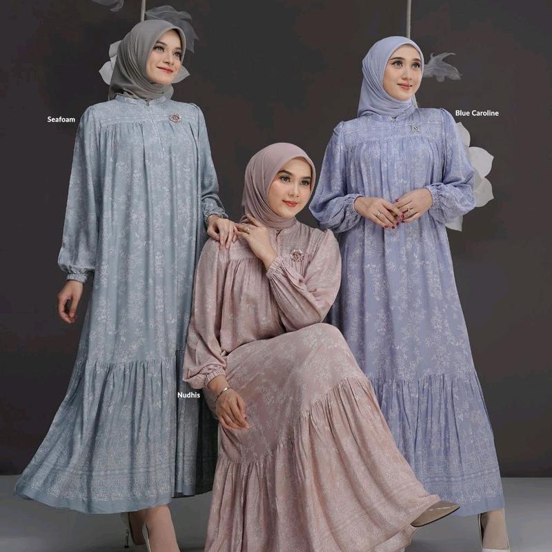 yolaa midi dress | nadheera luxury | griya qaireen 0