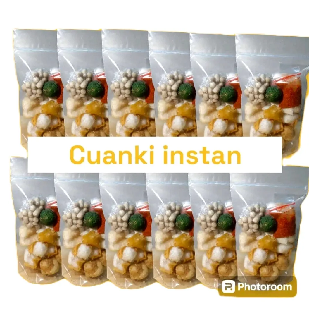 Paket Cuangki kuah isi 12/Cuangki kuah basoaci/Cuangki lengkap Instan Makanan Pedas