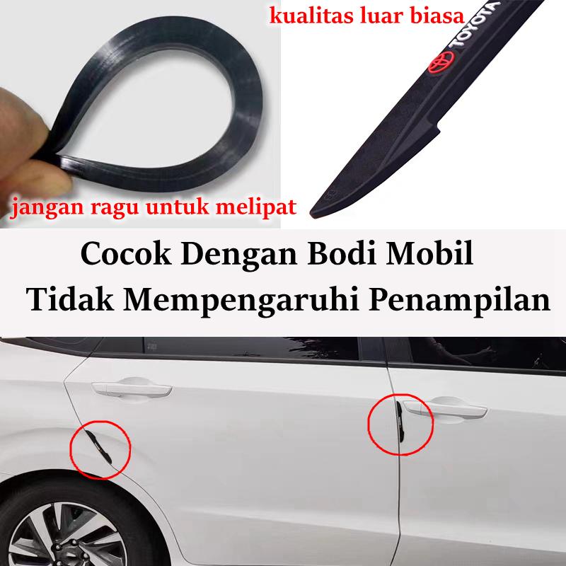 XYKJ 4PCS Strip Karet Pintu Pelindung Pintu Mobil Door Guard Stiker Mobil Protection Stiker Mobil 2