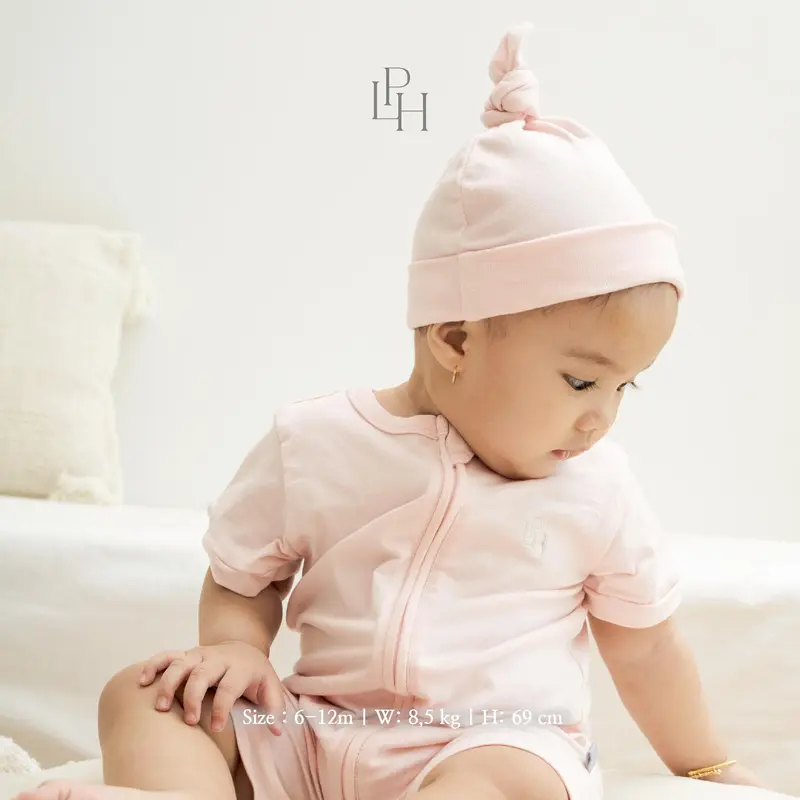 LPH LITTLE PALMERHAUS ZIPPY PLAYSUIT / JUMPER BAYI / SETELAN BAJU BAYI Cotton Lengan 3