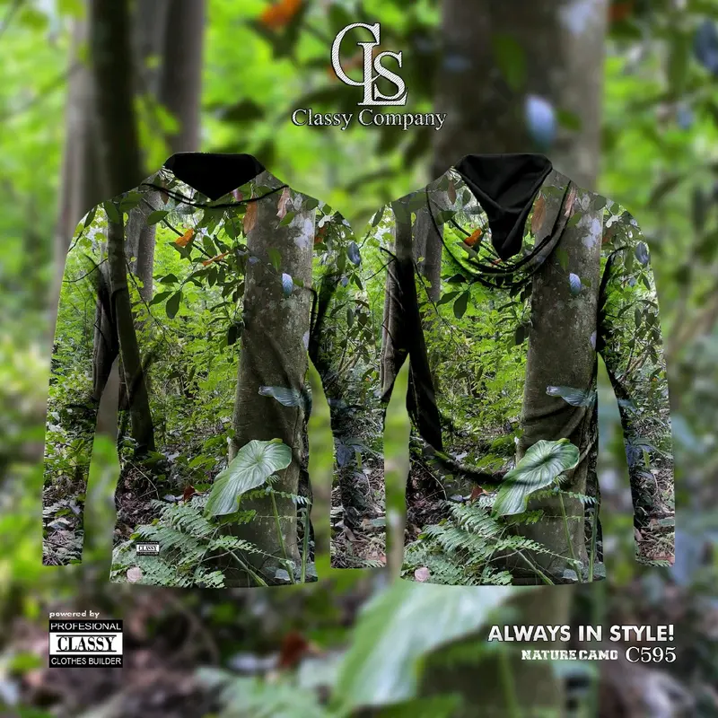 Classy Company | Hoodie Shirt | Baju Natural Camo, Pakaian Para Hunter & Memburu High Premium Quality Motif Outdoor  Kombinasi Pria Distro Hoodies & Sweaters 7