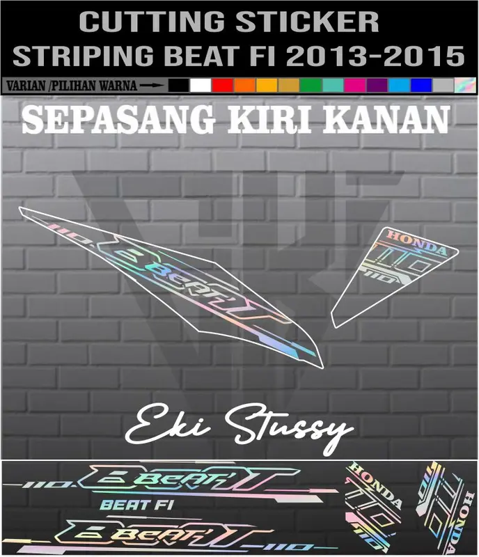 COD CUTTING STICKER STRIPING MOTIF TRASPARAN BEAT FI 2013-2015 VARIASI STICKER SIMPEL 4