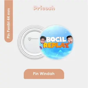 PIN PENITI BADGES MEME BOCIL ABSEN 44 MM | BOCIL NGEYEL | BOCIL REPLAY | WINDAH BASUDARA