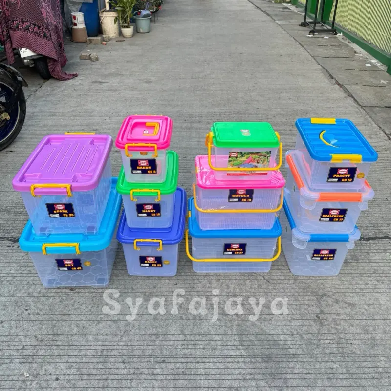 (KHUSUS KARGO) SHINPO - Box Container Ukuran Cb 8-10-15-18-25-27-30-45Liter 2
