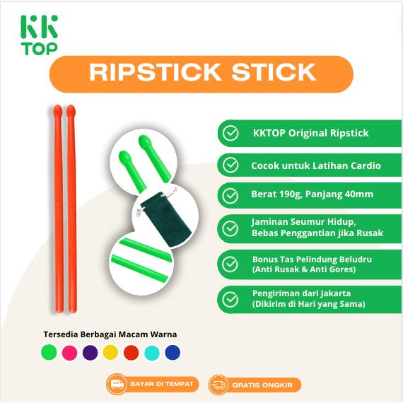KKTOP Stick Ripstix Poundfit Original Stick Olahraga Workouts 1 Pasang Versi profesional 8