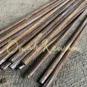 Tangkringan Bakar Motif Sisik Ular (Nanas) Panjang 100 cm untuk Burung Ciblek, Glatik, Cucak Ijo, Kenari Kecil, Lovebird, Kenari F One, Murai